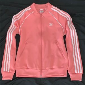 Peach Adidas Zip Up